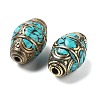 Handmade Tibetan Style Beads KK-G473-02AG-02-2