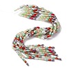 Electraoplate & Gradient Color Glass Beads Strands LAMP-M023-04A-2