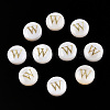 Natural Freshwater Shell Beads SHEL-N036-01W-1