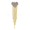 Brass Rhinestone Pendants KK-I715-15G-01-1