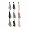 Natural Mixed StoneTeardrop Pendants G-Q005-03G-1