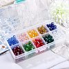 400Pcs 10 Colors Electroplate Glass Beads Strands EGLA-SZ0001-12-5