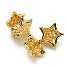Star Hoop Earrings EJEW-G355-04G-2