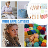 9Pcs Bamboo Circular Knitting Needles DIY-NB0010-86-6