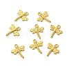 Tibetan Style Dragonfly Alloy Pendants TIBEP-A718-G-NR-3