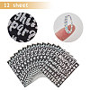 PVC Laser Self-adhesive Stickers DIY-WH0308-408-3