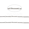 304 Stainless Steel Rectangle Link Chains CHS-G025-12P-2