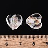 Handmade Foil Glass Beads FOIL-N029-09A-4