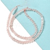 Natural Rose Quartz Beads Strands G-G085-B19-01-2