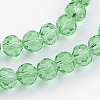 Transparent Glass Bead Strands GLAA-G013-8mm-55-3