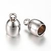 Tarnish Resistant 201 Stainless Steel Cord Ends STAS-T006-02-1