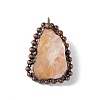 Natural Citrine Pendants G-F739-09R-01-2