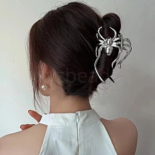 Halloween Alloy Claw Hair Clips for Women Girls AJEW-A056-06D-P