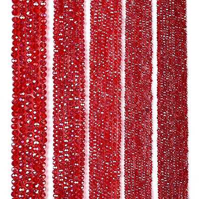 Electroplate Glass Beads Strands LS-EGLA-A044-T8mm-B01-1