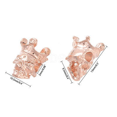 Tibetan Style Alloy Beads PALLOY-GL0001-02-1