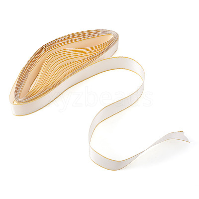 5M Polyester Gold Edged Satin Ribbon OCOR-TADJ0001-05G-1