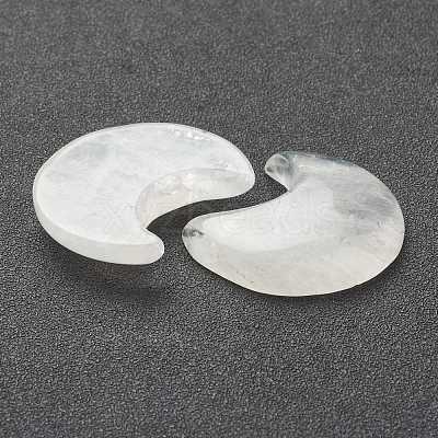 Natural Quartz Crystal Cabochons G-A182-02F-1