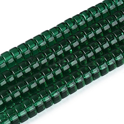 Transparent Glass Beads Strands GLAA-N026-4x8mm-T02-1