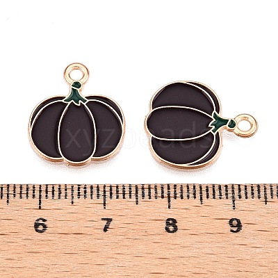 Thanksgiving Day Theme Alloy Enamel Pendants ENAM-T020-35L-1