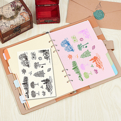 PVC Plastic Clear Stamps DIY-WH0439-0003-1