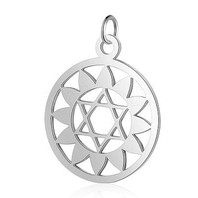 Non-Tarnish 304 Stainless Steel Pendants LS-STAS-S105-T528S-1