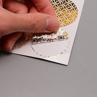 Round Waterproof Paper Gift Tag Stickers DIY-WH0258-84-1
