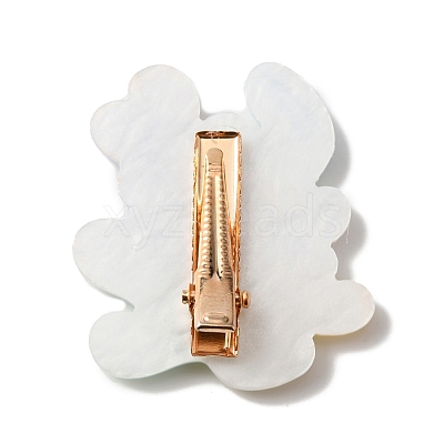 Ocean Theme Coral Acrylic Alligator Hair Clips OHAR-A009-01A-1