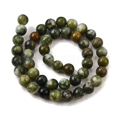 Natural Chinese Southern Jade Beads Strands LS-G-F591-08A-01-1