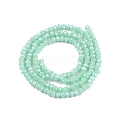Electroplate Glass Beads Strands EGLA-A044-P1mm-A14-1