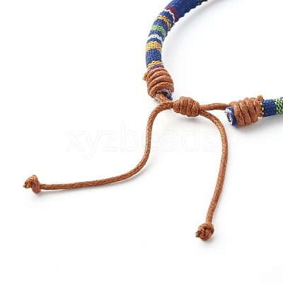 Ethnic Cord Anklet for Girl Women X-AJEW-AN00449-1