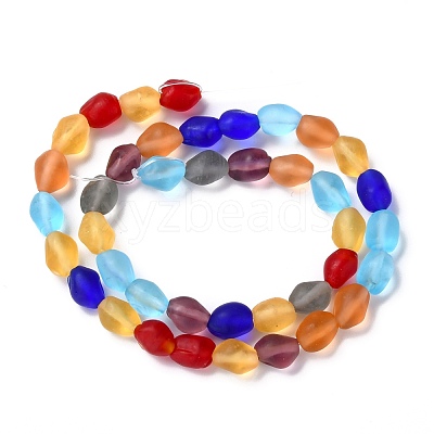 Handmade Lampwork Beads Strands LAMP-I022-28D-1