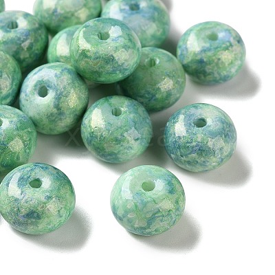 Baking Paint Opaque Glass Beads GL-CBAF5F7-01C-1