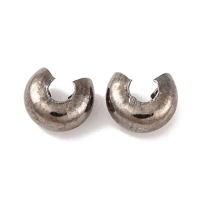 Iron Crimp Beads Covers IFIN-H029-B-1