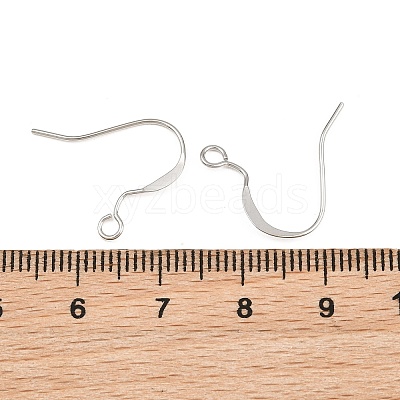Brass Flat Ear Wire KK-CBA57BD-09P-1