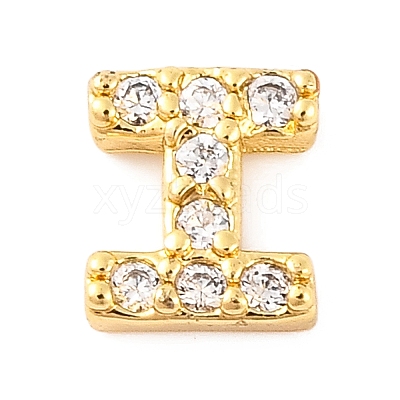 Rack Plating Brass Micro Pave Cubic Zirconia Cabochons KK-F874-04G-I-1