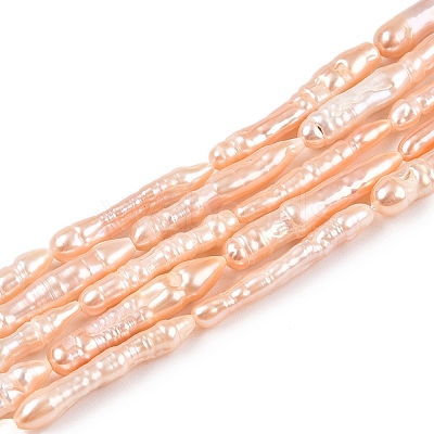 Natural Baroque Pearl Keshi Pearl Beads Strands PEAR-N021-15-01-1
