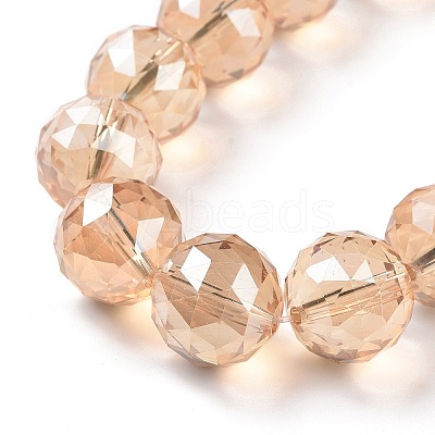 Electroplate Glass Bead Strands EGLA-J140-FR03-14mm-1
