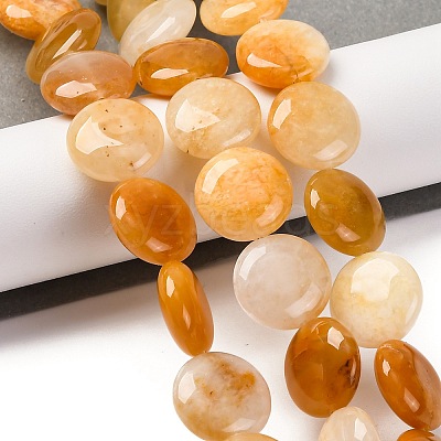 Natural Topaz Jade Beads Strands G-C159-A06-01-1