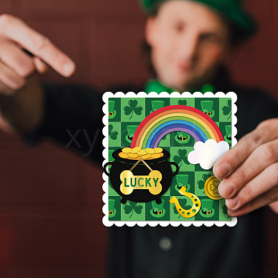 Saint Patrick's Day Theme Carbon Steel Cutting Dies Stencils DIY-WH0309-3313-1