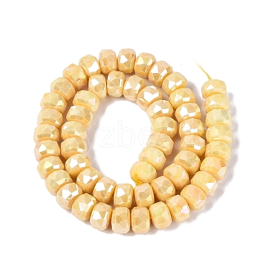 Anti-Tarnish Electroplate Glass Beads Strands GLAA-T025-10mm-11C-1