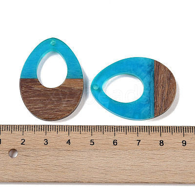 Resin & Wood Pendants WOOD-F015-17H-1