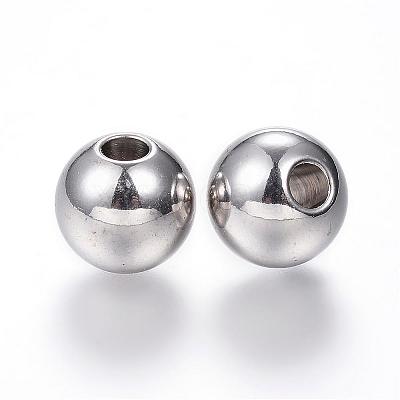 Tarnish Resistant 304 Stainless Steel Beads STAS-P108-03P-1