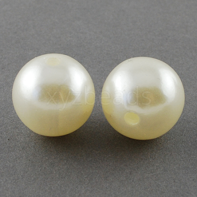 Imitated Pearl Acrylic Beads X-PACR-14D-12-1