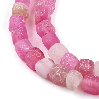 Natural Weathered Agate Beads Strands G-NH0038-01D-1