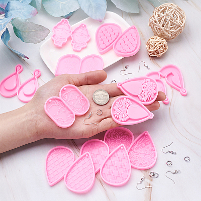 DIY Dangle Earring Making Kits DIY-CD0001-30-1