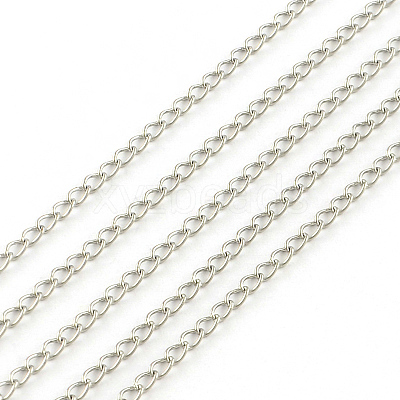 Tarnish Resistant 304 Stainless Steel Curb Chains CHS-R008-23-1