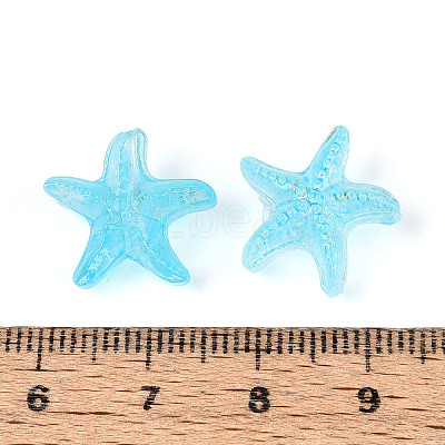 Frosted Glass Beads FGLA-T005-01C-1