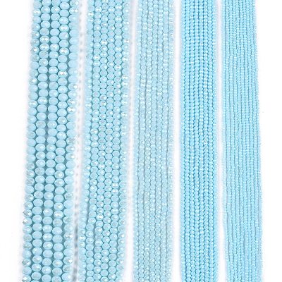 Electroplate Glass Beads Strands LS-EGLA-A044-P3mm-A06-1