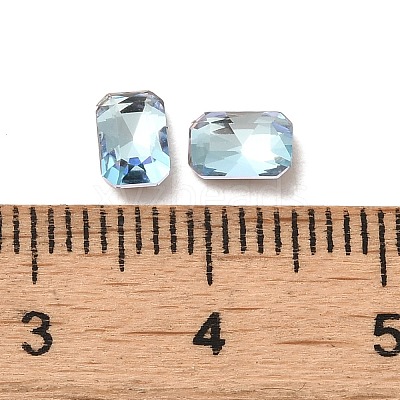 Glass Rhinestone Cabochons RGLA-P037-04A-D202-1