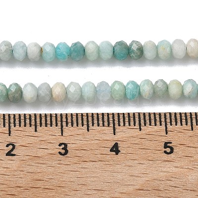 Natural Flower Amazonite Beads Strands G-L651-B02-4x3mm-1